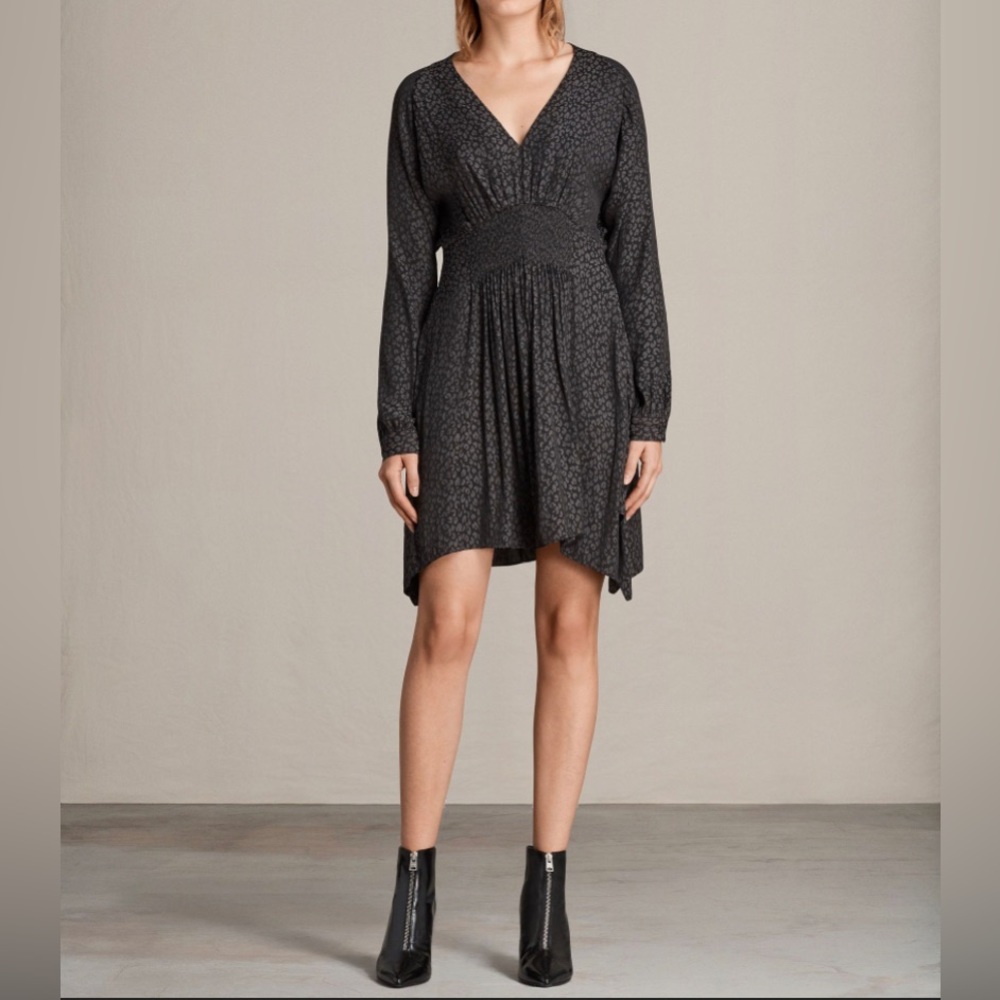 Allsaints Leopard Print Dress